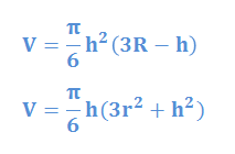 Sphere Cap Volume