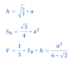 Tetrahedron Volume